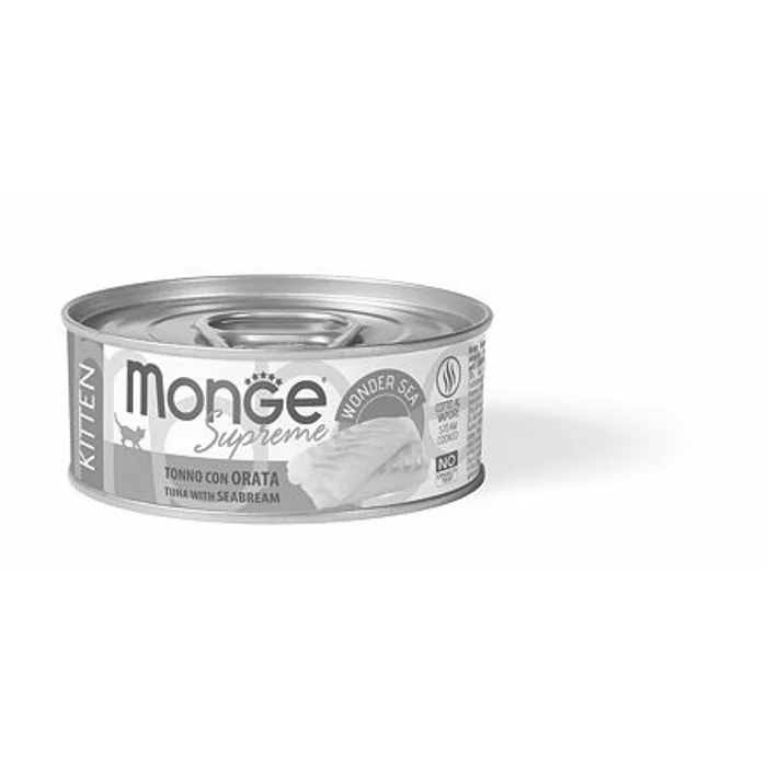 Termék főképe MONGE SUPREME KITTEN tuňák a pražma pro kočky 80 g
