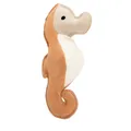Következő termékkép Mořský koník, 23 cm, robustní kožená hračka / aport, HIPHOP DOG, krémová/hořčicová