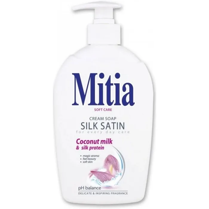 Termék főképe Mýdlo tekuté Mitia Silk Satin 500ml s pumpičkou