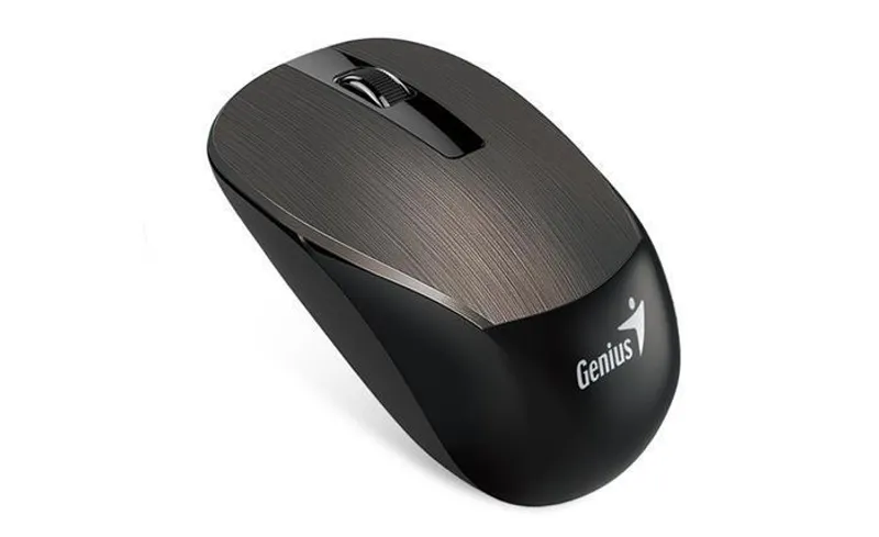 Termék főképe Myš, bezdrátová, optická, standardní velikost, GENIUS "NX-7015", čokoládová