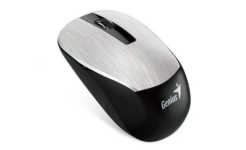 Termék főképe Myš, bezdrátová, optická, standardní velikost, GENIUS "NX-7015", stříbrná