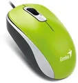 Genius Mouse DX-110, 1000DPI, optikai, 3 tl., 1 kerék, vezetékes USB, zöld