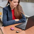 Következő termékkép Egér Go Mini, ezüst-rózsaszín, vezeték nélküli, optikai, kicsi, SZÓ