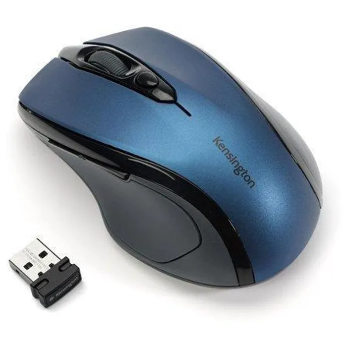 Termék főképe Myš "Pro Fit", modrá, bezdrátová, optická, velikost střední, USB, KENSINGTON