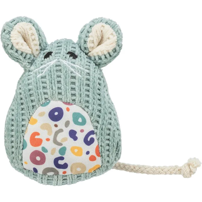 Termék főképe Myška tkaná sedící, s catnipem, 11 cm