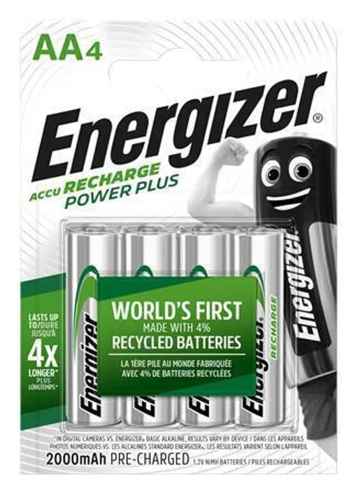 Termék főképe Nabíjecí baterie, AA, 4x2000 mAh, ENERGIZER "Power Plus"