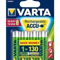 Következő termékkép Újratölthető akkumulátor, AA (ceruza), 4x2100 mAh, előtöltve, VARTA Longlife Accu