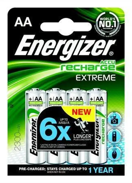 Termék főképe Nabíjecí baterie, AA (tužková), 4x2300 mAh, přednabité ENERGIZER