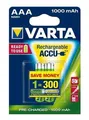 Következő termékkép Újratölthető akkumulátor, AAA, 2x1000 mAh, VARTA Professional Accu