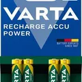 Következő termékkép Újratölthető akkumulátor, AAA (mikroceruza), 4x800 mAh, előtöltve, VARTA Longlife Accu