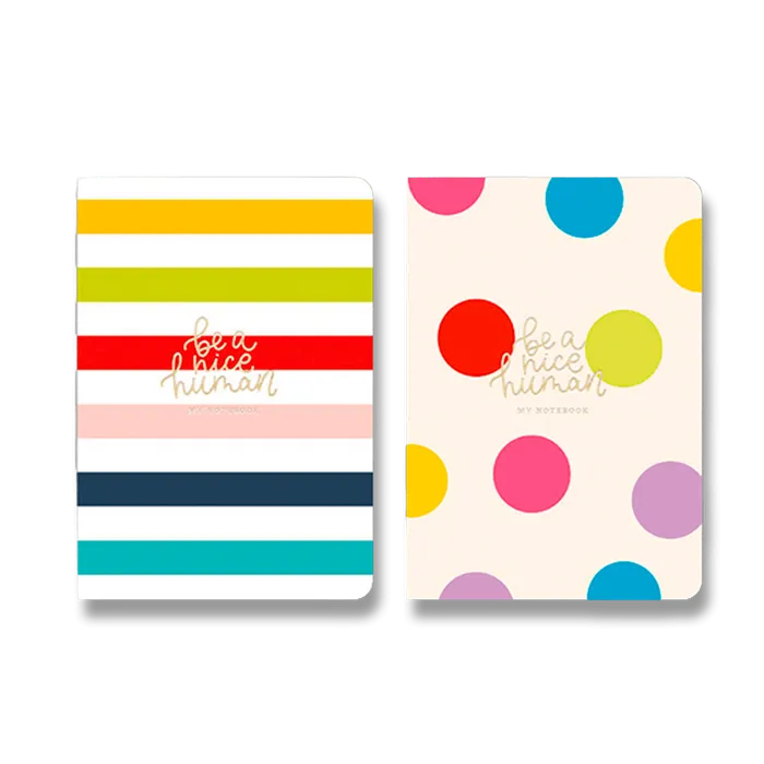 Termék főképe Náčrtník Shkolyaryk Muse Sketch & Note Dots & Stripes A5, čistý, 64 listů
