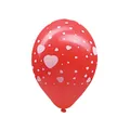 Következő termékkép Lufi Szívek fehér/piros átmérő 30cm `L` [5 db]