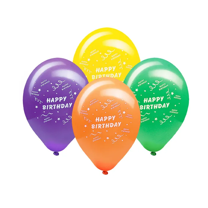 Termék főképe Nafukovací balónky "Happy Birthday" "M" [100 ks]