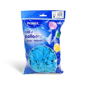 Lufi égszínkék átmérő 25cm `M` [100 db]