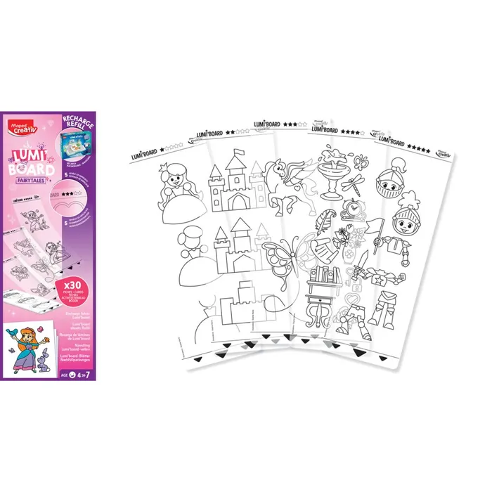 Termék főképe Náhradní náplň do kreativní sady Lumi Board - Pohádka