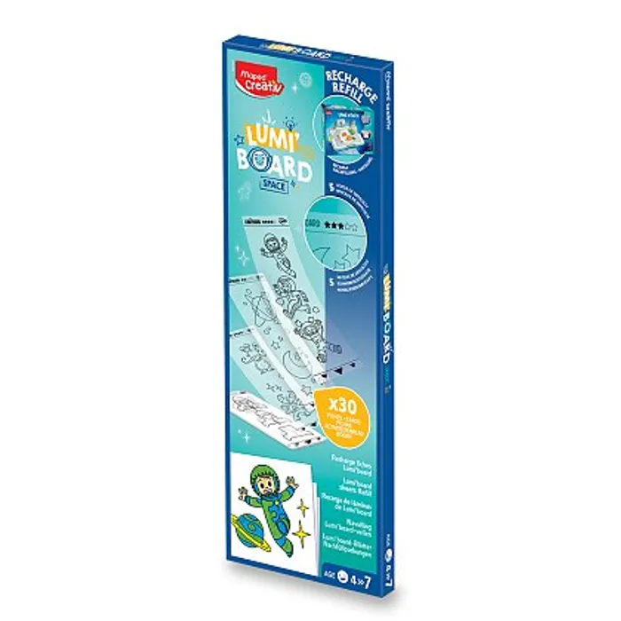 Termék főképe Náhradní náplň do kreativní sady Lumi Board - Vesmír