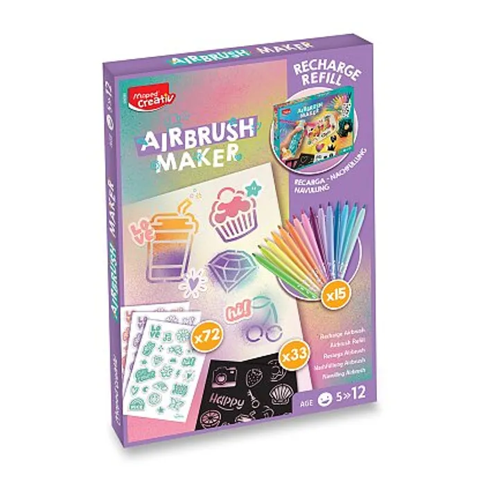 Termék főképe Náhradní náplň do kreativní sady Maped Creativ Airbrush Maker - Pastel