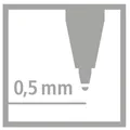 Csere utántöltő - STABILO EASYoriginal Refill - közepes - kék eltűnő [1 db]