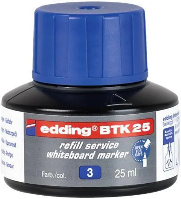 Termék főképe Náplň do popisovače na bílou tabuli a flipchart "BTK 25", modrá, EDDING