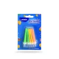 Következő termékkép Neon születésnapi gyertyák tartóval, Ø5 × 60 mm, 12 db