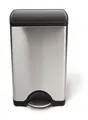 Léptetős szemeteskuka, 38 l, rozsdamentes, SIMPLEHUMAN