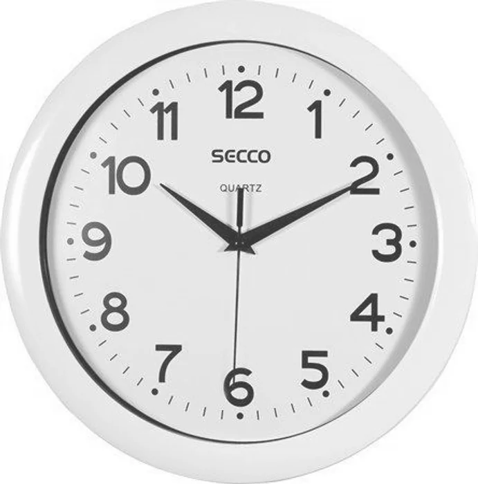 Termék főképe Nástěnné hodiny, bílá, 30 cm, SECCO
