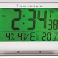 Következő termékkép Falióra Horlcdnew, rádiós vezérlés, LCD kijelző, 22x20 cm, ALBA, ezüst
