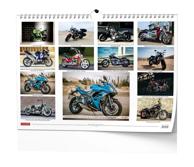 Termék főképe Nástěnný kalendář - Motorbike - A3