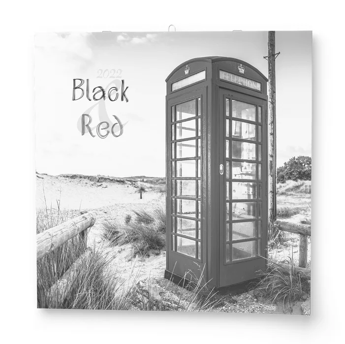Termék főképe Nástěnný kalendář - Poznámkový - Black & Red