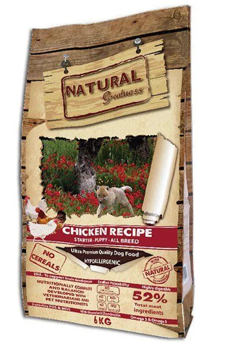 Termék főképe Natural Greatness Chicken Recipe Starter Puppy /kuře 15 kg