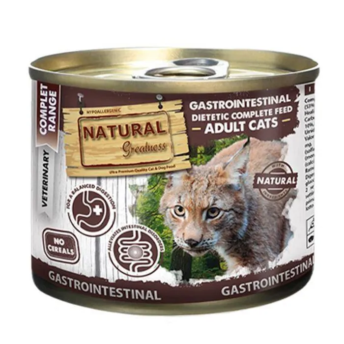 Termék főképe Natural Greatness GASTROINTESTINAL veterinární dieta, konzerva pro kočky 200g