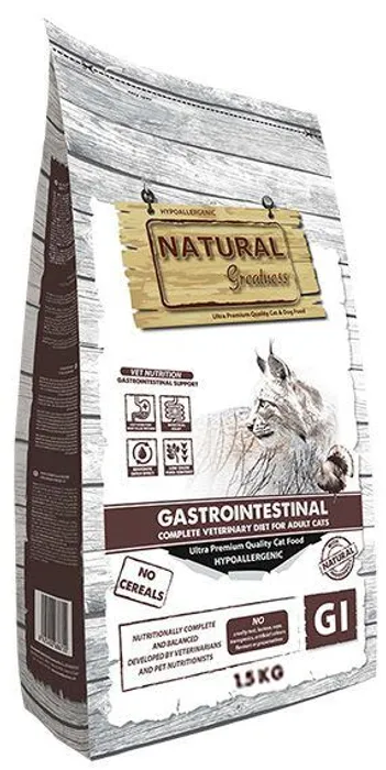 Termék főképe Natural Greatness GASTROINTESTINAL veterinární dieta pro kočky 1,5 kg
