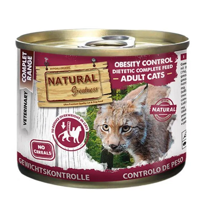 Termék főképe Natural Greatness OBESITY CONTROL veterinární dieta, konzerva pro kočky 200g