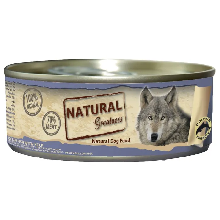 Termék főképe Natural Greatness oceánské ryby, konzerva pro psy 156 g