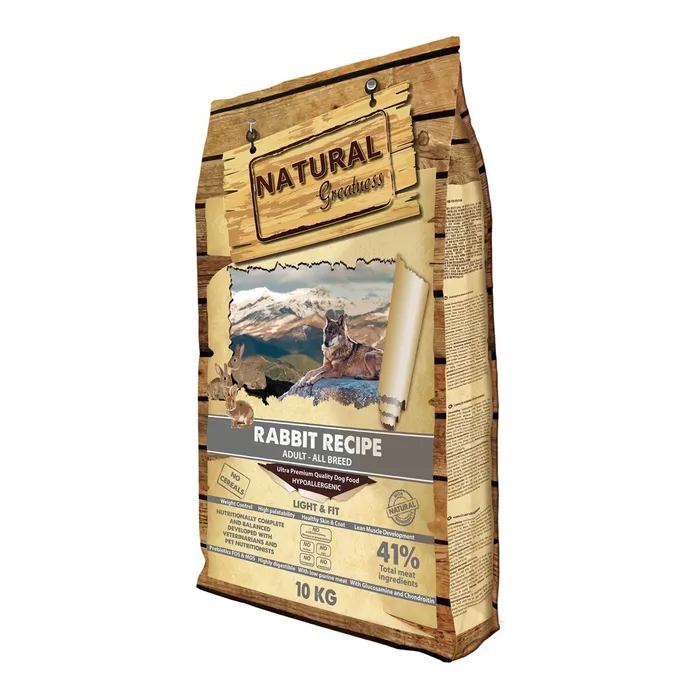 Termék főképe Natural Greatness Rabbit Recipe All Br.Light,Fit/králík 2 kg