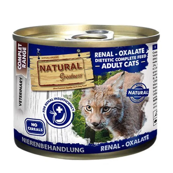 Termék főképe Natural Greatness RENAL-OXALATE veterinární dieta, konzerva pro kočky 200g