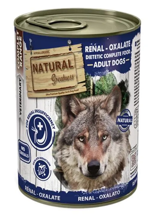 Termék főképe Natural Greatness RENAL - OXALATE veterinární dieta, konzerva pro psy 400g