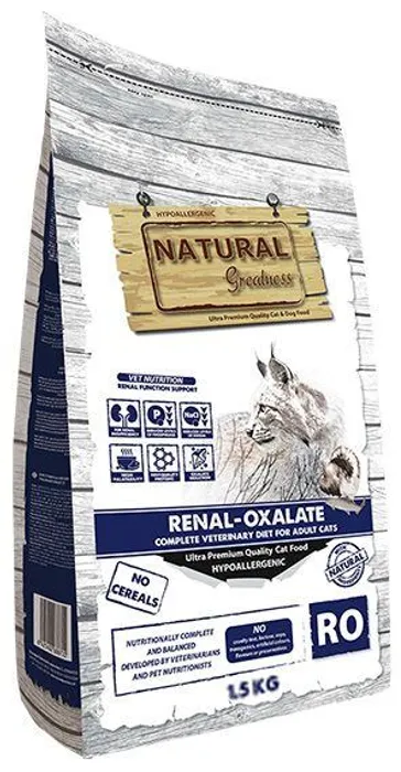 Termék főképe Natural Greatness RENAL-OXALATE veterinární dieta pro kočky 1,5 kg