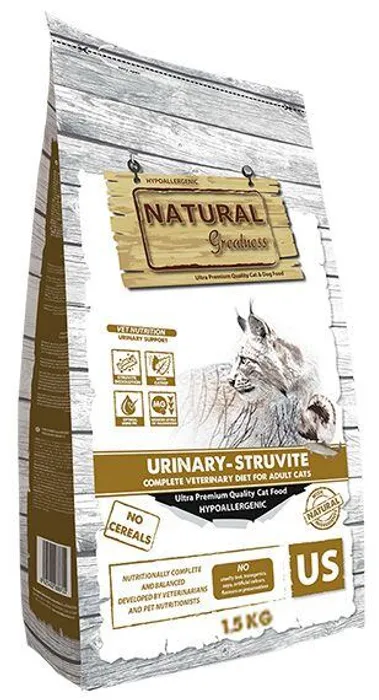 Termék főképe Natural Greatness URINARY-STRUVITE veterinární dieta pro kočky 1,5 kg