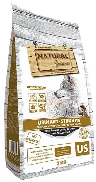 Termék főképe Natural Greatness URINARY STRUVITE veterinární dieta pro psy 2 kg