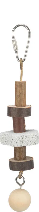 Termék főképe Natural Living-dřevěná kolečka, lávový kámen pro ptáky 16cm