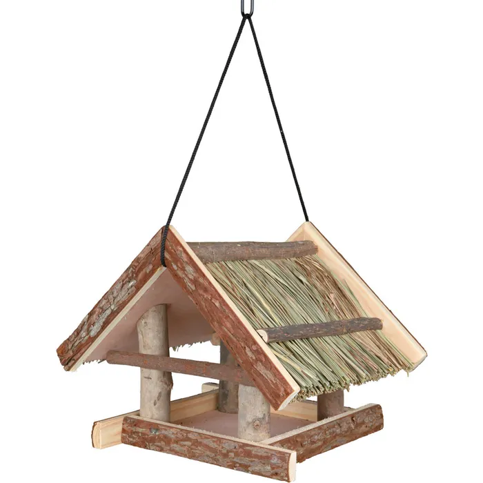 Termék főképe Natural Living krmítko závěsné se střechou z trávy 25x25x25c