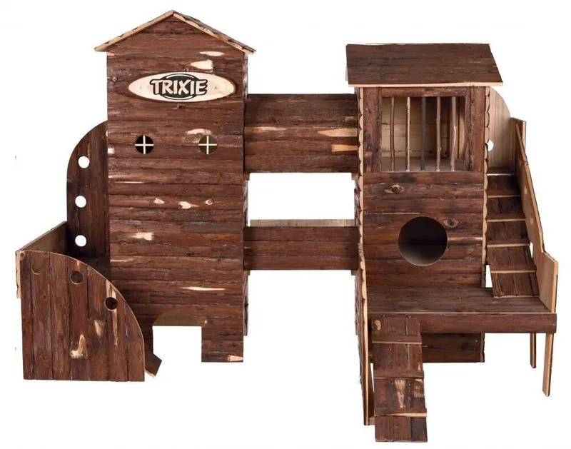 Termék főképe Natural Living ranč dřevěný pro hlodavce 156x108x99 cm - DOPRODEJ