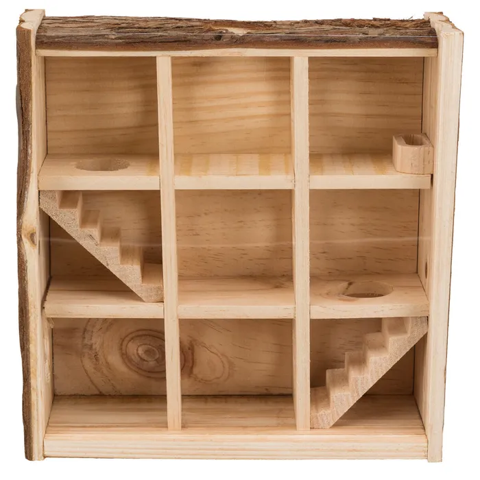 Termék főképe Natural Living věž/bludiště na hraní pro myši a zakrslé křečky, 3 poschodí 30x30x10 cm