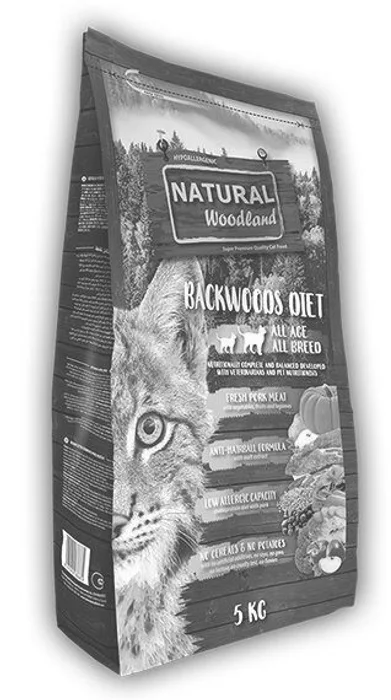 Termék főképe Natural Woodland Backwoods Diet Cat & Kitten /vepřové/1,5 kg