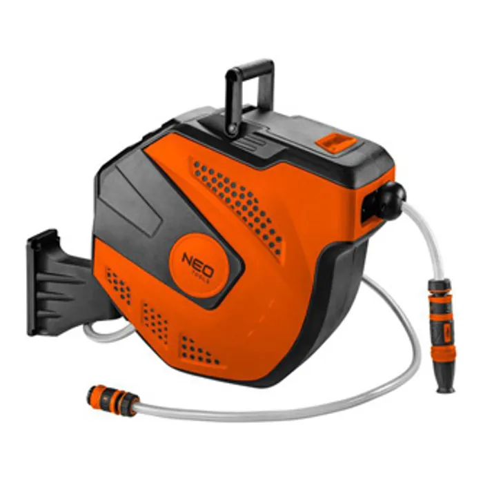 Termék főképe NEO TOOLS box s navijákem včetně zahradní hadice, 20+2m, 10bar, oranžovo-černý, 15-891