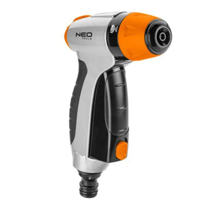 Termék főképe NEO TOOLS pistolový rozprašovač 3 funkce, CLICK ON/OFF, oranžovo-černá, 15-705