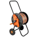 NEO TOOLS kocsi kerti tömlőhöz, összecsukható tartóval 60m 1/2 vagy 20m 3/4, narancssárga