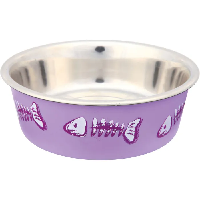 Termék főképe Nerez miska pro kočky s barevným potiskem 0,3 l/12 cm