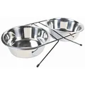 Következő termékkép Rozsdamentes állvány + 2 tál 2,8l/24cm